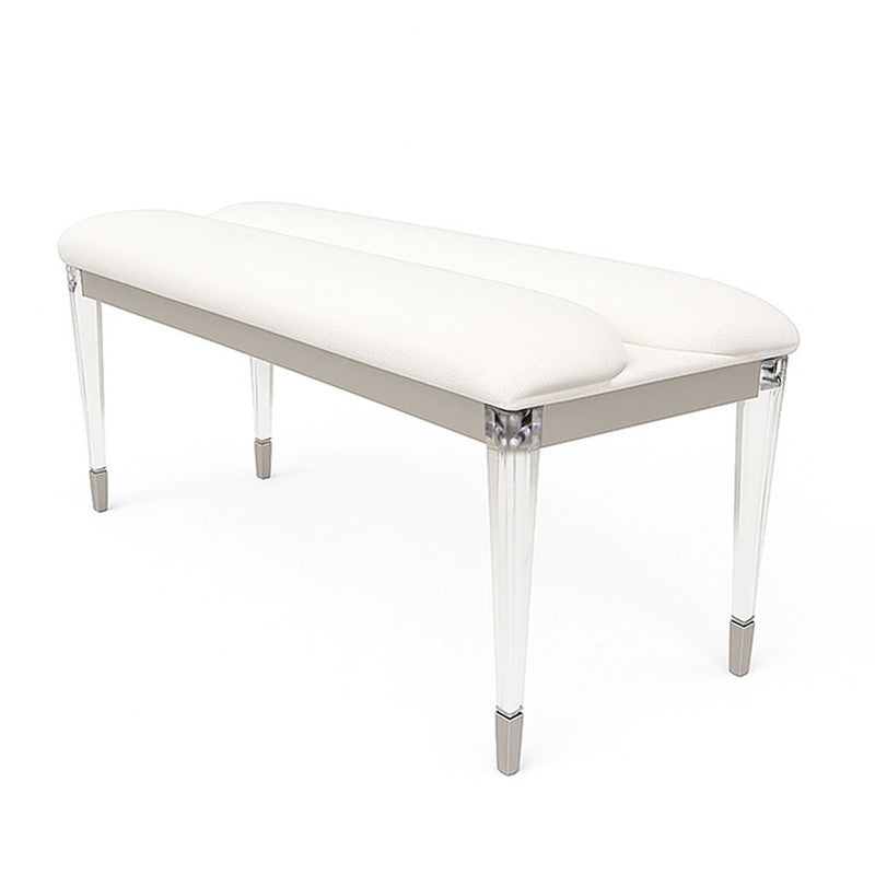 Sheridan Silver Bench - Ornate Home