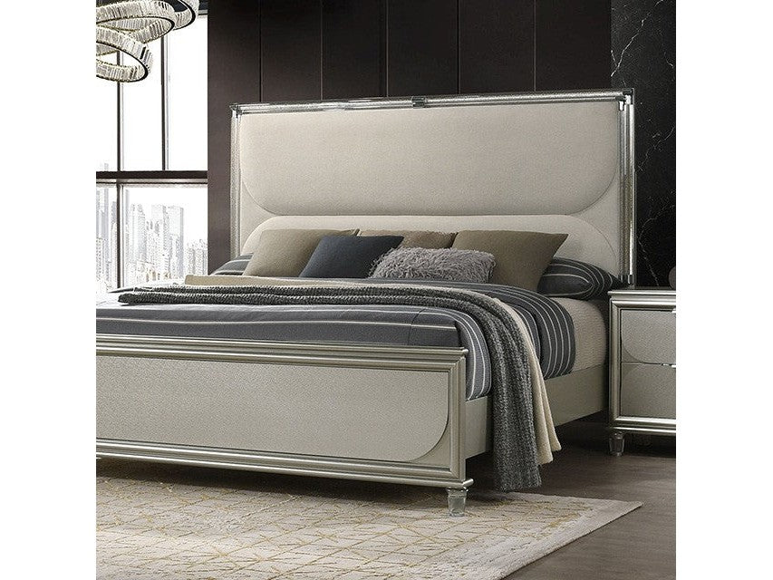 Sheridan Silver Eastern King Bed - Ornate Home