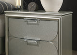 Sheridan Silver Nightstand - Ornate Home