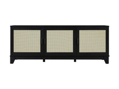Sheridan TV Stand in Black - Ornate Home