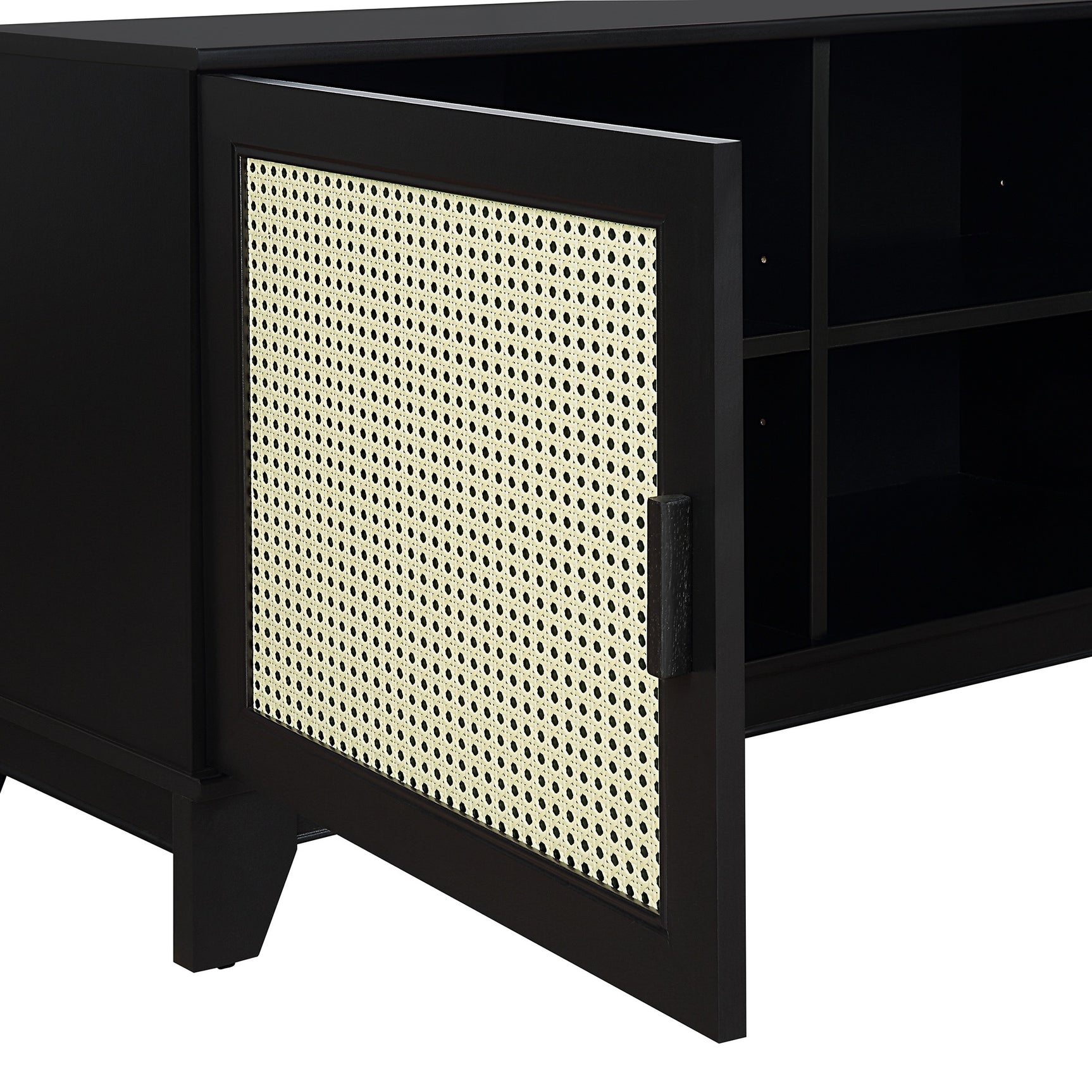 Sheridan TV Stand in Black - Ornate Home