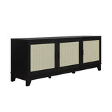 Sheridan TV Stand in Black - Ornate Home