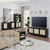Sheridan TV Stand in Black - Ornate Home