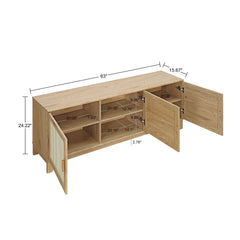 Sheridan TV Stand in Nature - Ornate Home