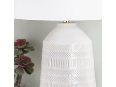 Sherie White Table Lamp - Ornate Home