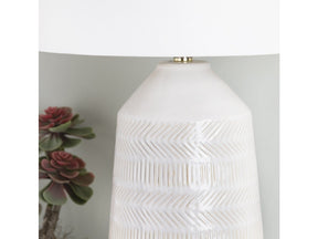 Sherie White Table Lamp - Ornate Home