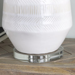 Sherie White Table Lamp - Ornate Home