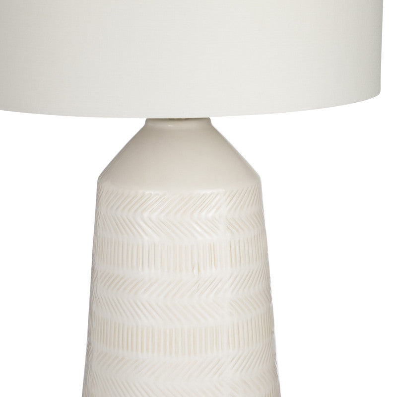 Sherie White Table Lamp - Ornate Home