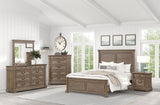 Sheringham Brown Eastern King Bed - Ornate Home