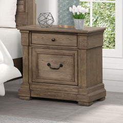 Sheringham Brown Nightstand - Ornate Home