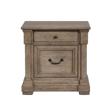 Sheringham Brown Nightstand - Ornate Home