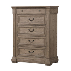 Sheringham Brown Queen 5 Piece Bedroom Set w/Chest - Ornate Home