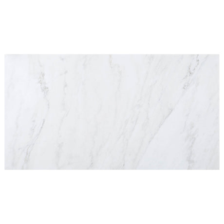 Sherry Grey 7-piece Rectangular Marble Top Dining Table Set - Ornate Home