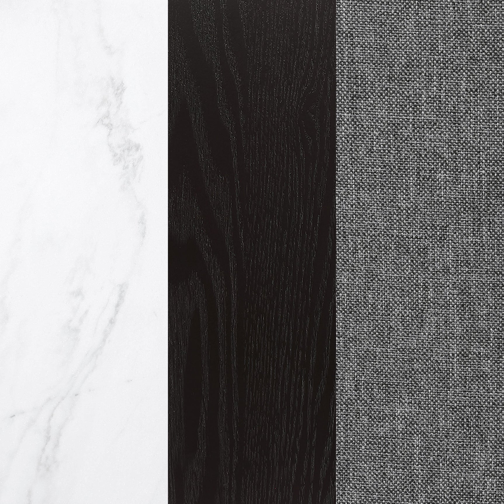 Sherry Grey 7-piece Rectangular Marble Top Dining Table Set - Ornate Home