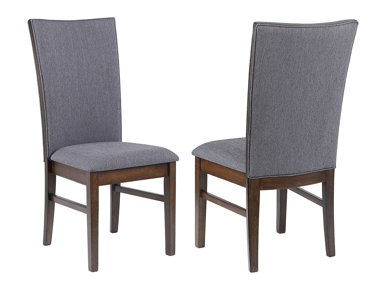 Sherwood Grey Upholstered Dining Side Chair (Set of 2) - Ornate Home