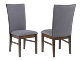 Sherwood Grey Upholstered Dining Side Chair (Set of 2) - Ornate Home