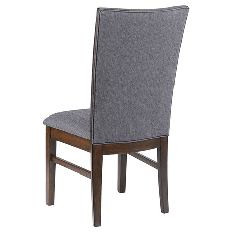 Sherwood Grey Upholstered Dining Side Chair (Set of 2) - Ornate Home