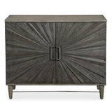 Shield Gray Oak 2 Door Cabinet - Ornate Home