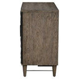 Shield Gray Oak 2 Door Cabinet - Ornate Home