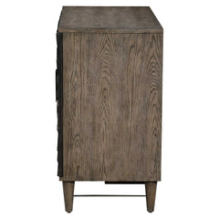 Shield Gray Oak 2 Door Cabinet - Ornate Home
