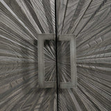 Shield Gray Oak 2 Door Cabinet - Ornate Home
