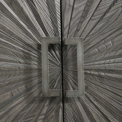 Shield Gray Oak 2 Door Cabinet - Ornate Home