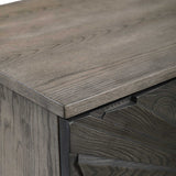 Shield Gray Oak 2 Door Cabinet - Ornate Home