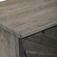 Shield Gray Oak 2 Door Cabinet - Ornate Home