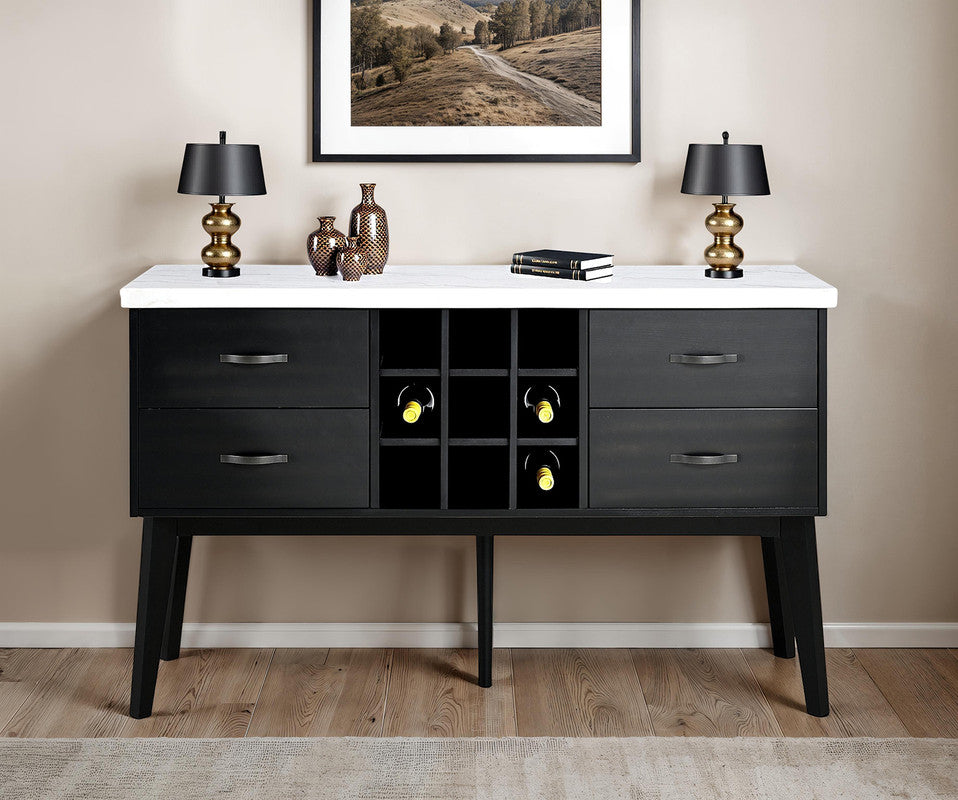 Shildon Black/White Server - Ornate Home