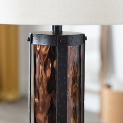 Shiloh Amber/Dark Bronze Table Lamp (Set of 2) - Ornate Home