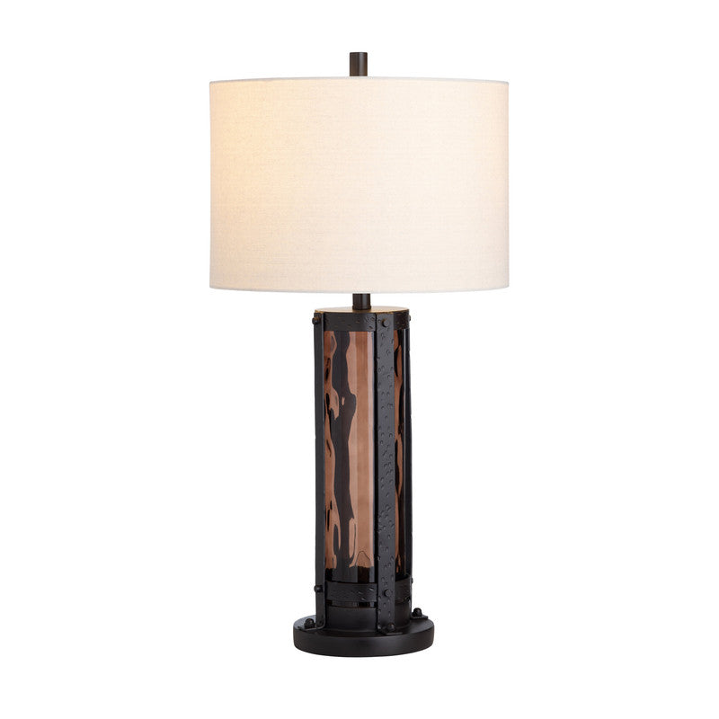 Shiloh Amber/Dark Bronze Table Lamp (Set of 2) - Ornate Home
