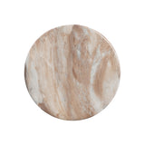 Shiloh Beige/White Marble Accent Table - Ornate Home