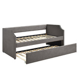 Shiloh Dark Gray Daybed with Trundle - Ornate Home