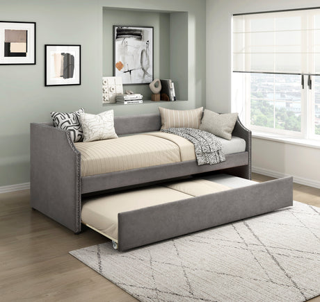 Shiloh Dark Gray Daybed with Trundle - Ornate Home