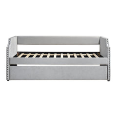 Shiloh Light Gray Daybed with Trundle - Ornate Home