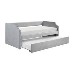 Shiloh Light Gray Daybed with Trundle - Ornate Home