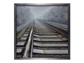 Shining Way Brown Canvas - Ornate Home