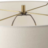 Shino Antique Brass Floor Lamp - Ornate Home