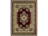 Shinta Burgundy 5' X 8' Area Rug - Ornate Home