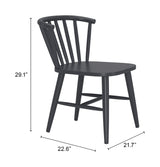 Shio Black Dining Chair - Ornate Home