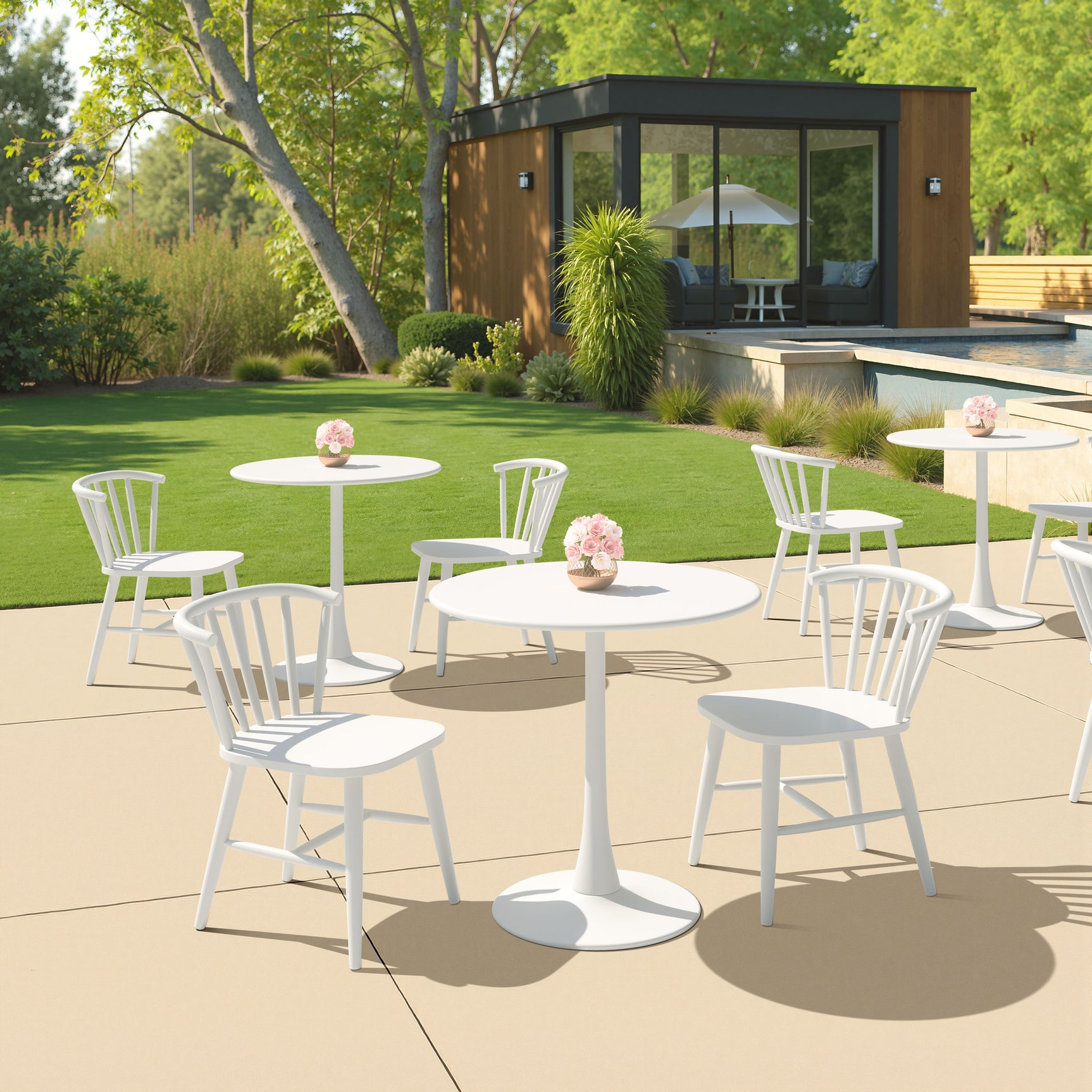 Shio White Dining Chair - Ornate Home