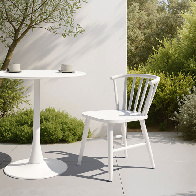 Shio White Dining Chair - Ornate Home