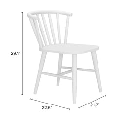 Shio White Dining Chair - Ornate Home