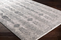 Shipdham Luxury Fringed Faux Silk Area Rug - Clearance - Ornate Home