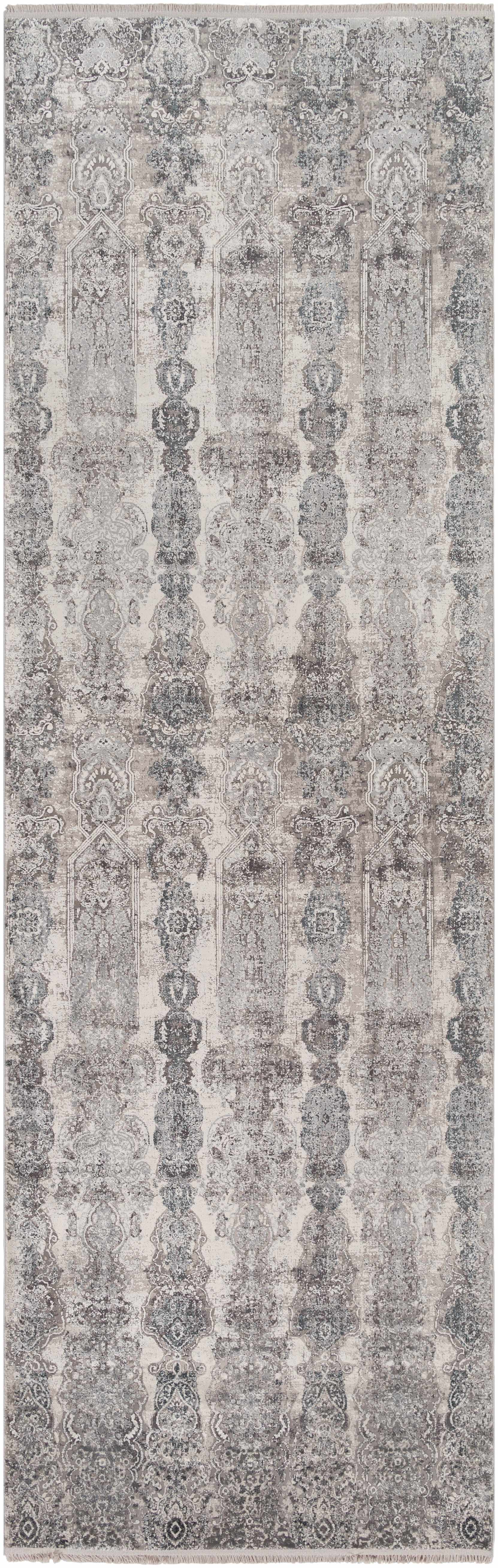 Shipdham Luxury Fringed Faux Silk Area Rug - Clearance - Ornate Home