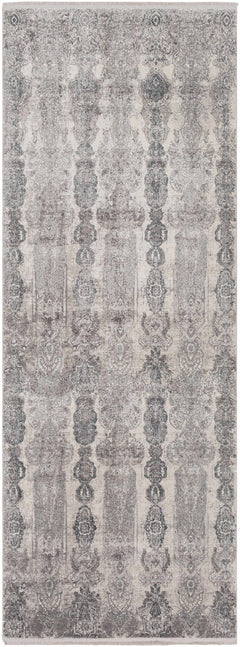 Shipdham Luxury Fringed Faux Silk Area Rug - Clearance - Ornate Home
