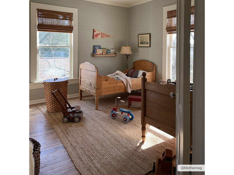 Shippagan Tan Jute Braided Rug - Ornate Home