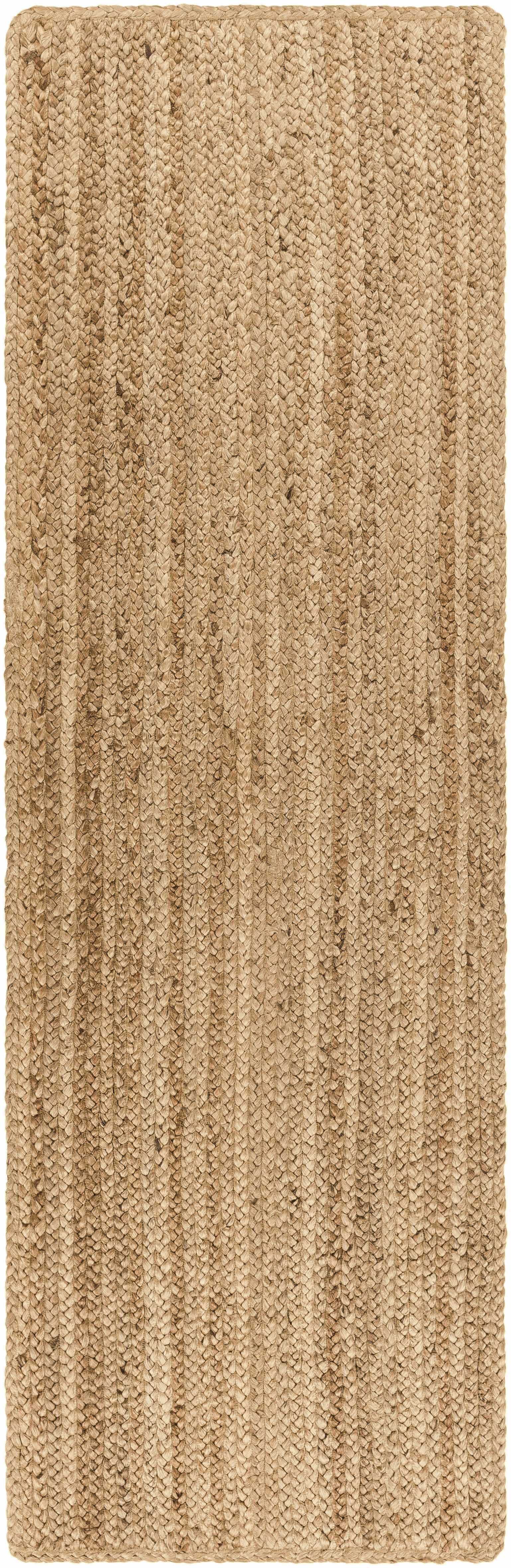 Shippagan Tan Jute Braided Rug - Ornate Home