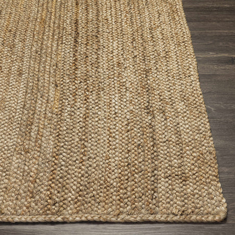 Shippagan Tan Jute Braided Rug - Ornate Home