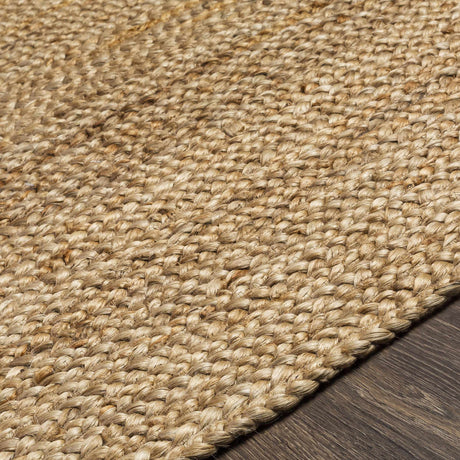 Shippagan Tan Jute Braided Rug - Ornate Home